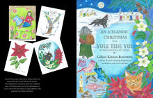 An Icelandic Christmas with Yule Tide Yul: A Cross-Stitch Cats Story, Story book, Colouring book