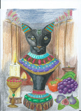 Egypt Bound with Elegant Edwin: a Cross-stitch Cats story, colouring book, Story book