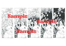 PDF download bundle, Jethro bunny bookmark and colouring page