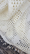 close up of lace knit