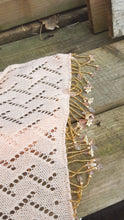 lace knit pashmina
