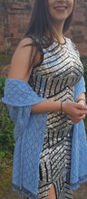 wedding pashmina with beaded detail