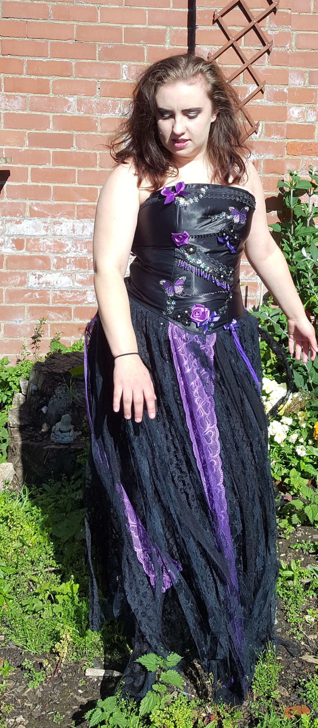 Halloween fancy dress, gothic bride, raw and raggy fantasy gown, Raw r Designed by Phoenix Halloween fancy dress, gothic bride, raw and raggy fantasy gown, Raw r Designed by Phoenix