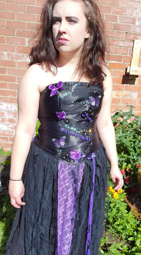 gothic wedding gown