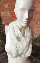 winter white infinity scarf
