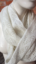 off white lambs wool with lurex thread