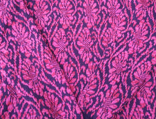 magenta & plum floral tapestry