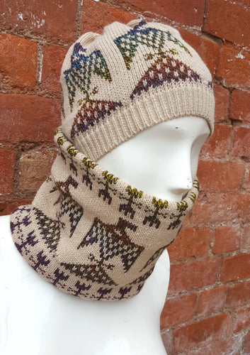 unisex hat and cowl set