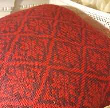 handmade fair isle cushion