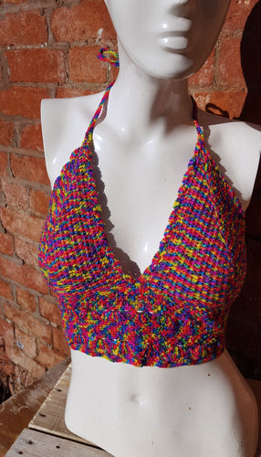 Rainbow gay pride bralette