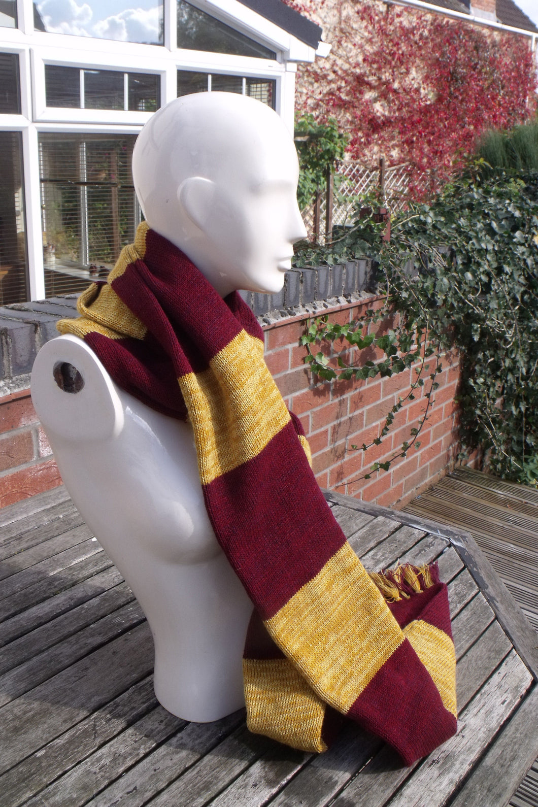 Gryffindor style year 1 onwards, Harry Potter inspired scarf,
