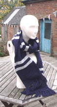 Ravenclaw scarf, style year 3 onwards, Harry Potter inspired,