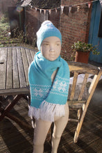 child's hat and scarf set