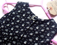 Dolly print 100% cotton baby girl dress,  to fit a 3 month old