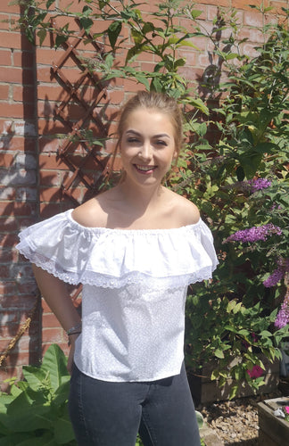flirty bardot top