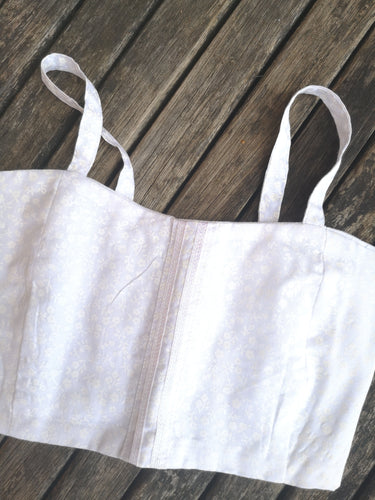 white on white festival top