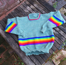 childs rainbow sweater