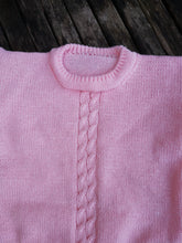 soft pink jumper