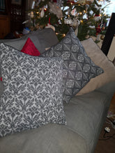 stacked hand made cushions