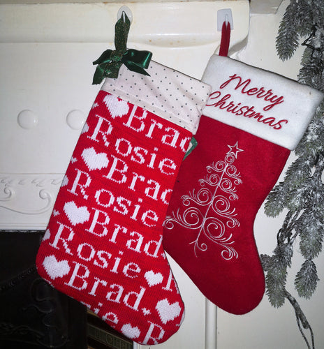 personalised Christmas stocking