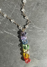wire wrapped chakra necklace