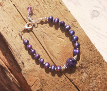 Amethyst & pearls