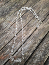 Icily Yours, a range of  clear crystal necklaces perfect for a wedding, ball or prom