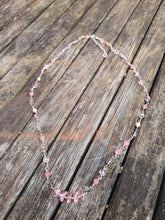 handwired glass beaded necklace