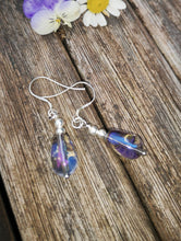 Artistry Earrings, electroplated teardrops, Austrian crystals.