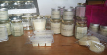 white musk & lotus, earth angel, and fresh cut flowers candles and melts
