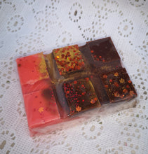 75g soy wax melt, snap bar larger size, hand poured.
