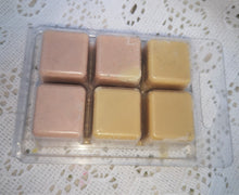 Clam shell pods, wax melts in scent intense soy wax 100g approximate weight