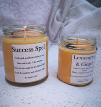 Candle spell for Success: 190ml soy wax scented candle