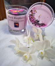 Black Raspberry & Peppercorn hand poured soy wax candle 300ml, 30cl, 10oz, highly scented eco wax
