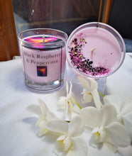 Black Raspberry & Peppercorn hand poured soy wax candle 300ml, 30cl, 10oz, highly scented eco wax