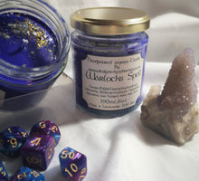 Dungeons & Dragons themed candle, add drama to your game play, enhance the fantasy.