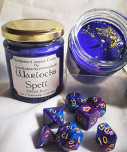 Dungeons & Dragons themed candle, add drama to your game play, enhance the fantasy.