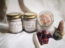 Dungeons & Dragons themed candle, add drama to your game play, enhance the fantasy.