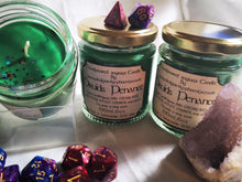 Dungeons & Dragons themed candle, add drama to your game play, enhance the fantasy.