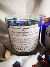 Dungeons & Dragons themed candle. dice embedded as a gift, 600ml 21 oz Warlocks Spell