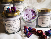 Dungeons & Dragons themed candle, add drama to your game play, enhance the fantasy.