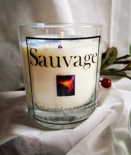 Dior Sauvage, highly scented soy wax candle, 300ml, 10 oz