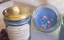 Dungeons & Dragons themed candle, add drama to your game play, enhance the fantasy.