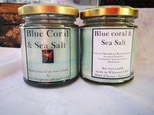 Blue Coral & Sea Salt hand poured soy wax candles & melts.