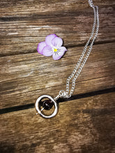 Fidget spinner, stress reliever, gem stone necklace, fiddler, fidget necklace, Oval shaped