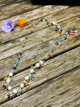 crystal & pearl necklace
