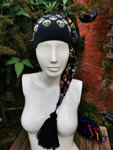 Skullduggery: gay pride, pirate, pixie, alternative, festival winter hat. LGBT, Queer. halloween skulls