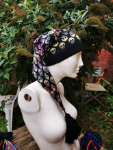 Skullduggery: gay pride, pirate, pixie, alternative, festival winter hat. LGBT, Queer. halloween skulls