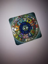 Zodiac and runes original  Phoenix Designs art work,  fridge magnet, coaster, mouse mat, key ring