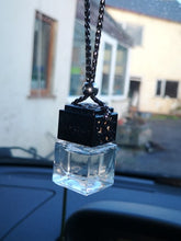 black top car air freshener